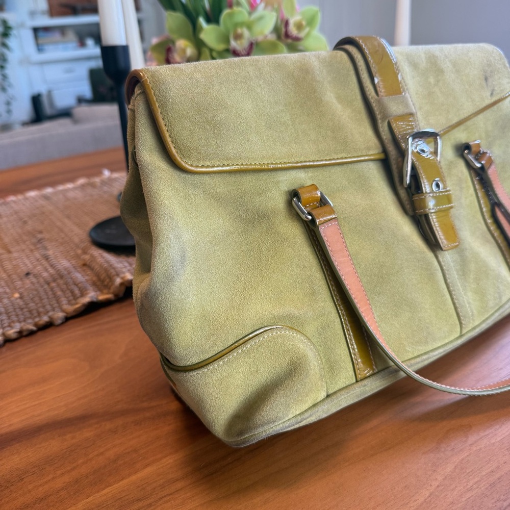 Coach green handbag - Picture 5 of 7